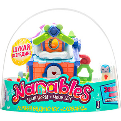 Ігрова фігурка Jazwares Nanables Small House Зимовий дивосвіт Лижний будин NNB0031 Ігрова фігурка Jazwares Nanables Small House Зимовий дивосвіт Лижний будин NNB0031
