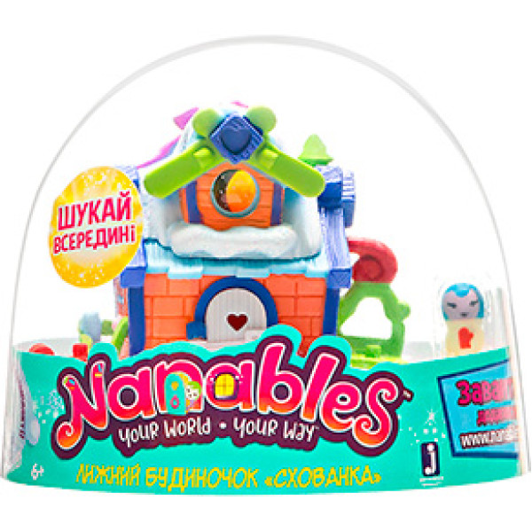 Ігрова фігурка Jazwares Nanables Small House Зимовий дивосвіт Лижний будин NNB0031