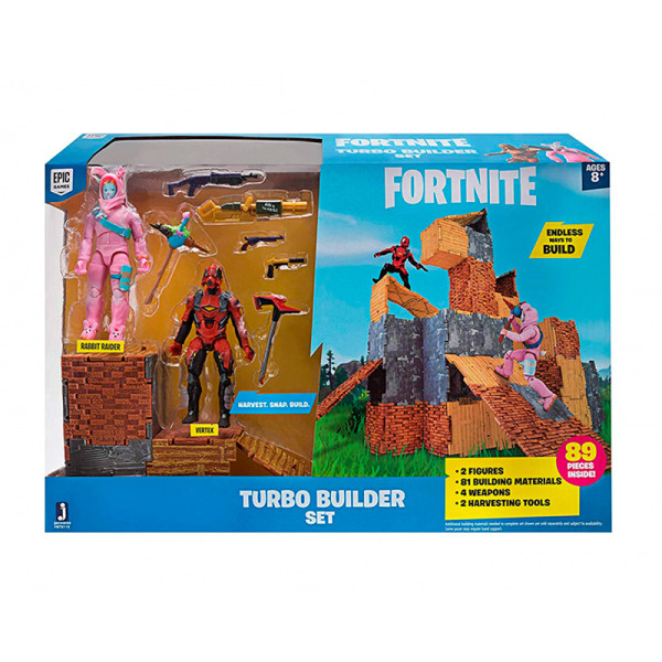 Колекційна фігурка Jazwares Fortnite Turbo Builder Set Rabbit Raider & Vert FNT0115