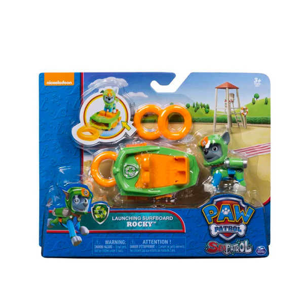 Цуценячий патруль: колекційна фігурка цуценяти делюкс Роккі (серія "Морс 6037879 Цуценячий патруль: колекційна фігурка цуценяти делюкс Роккі (серія "Морс 6037879