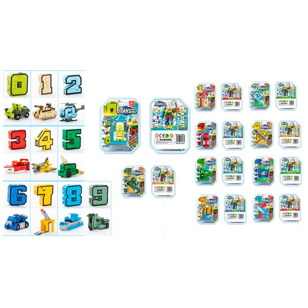 Фігурка цифра трансформер 2810