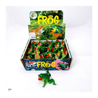 Жаба Гонконг гумова з пищалкою H89BW