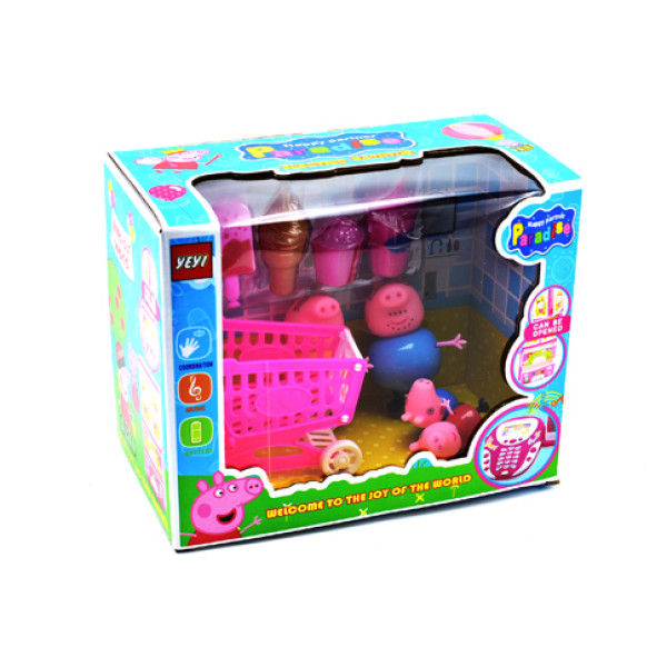 Ігровий набір "Свинка Пеппа" Магазин морозива YM710A