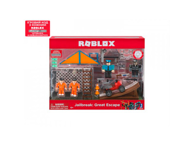 Набір колекційних фігурок роблокс Jazwares Roblox Environmental Set Jailbre ROB0216