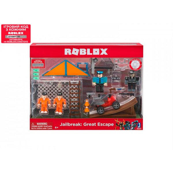 Набір колекційних фігурок роблокс Jazwares Roblox Environmental Set Jailbre ROB0216