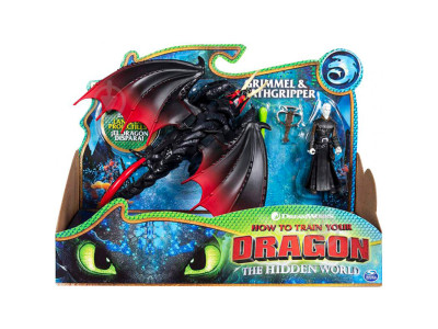 Як приборкати дракона 3: набір з дракона Мертвої хватки та вершника Гріммел T66621-0010 Як приборкати дракона 3: набір з дракона Мертвої хватки та вершника Гріммел T66621-0010