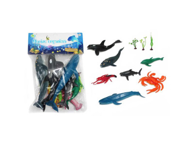 Набір морських тварин в кульку 7шт р.34*24*6см 30396