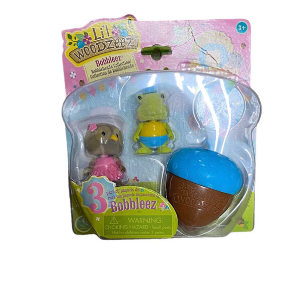 Ігровий набір-сюрприз фігурки Li'l Woodzeez Bobblehead іграшка 3шт 63100Z