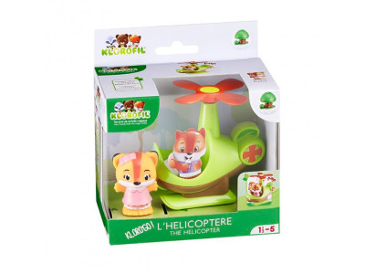 Ігровий набір Klorofil Вертоліт і лисичка 700206