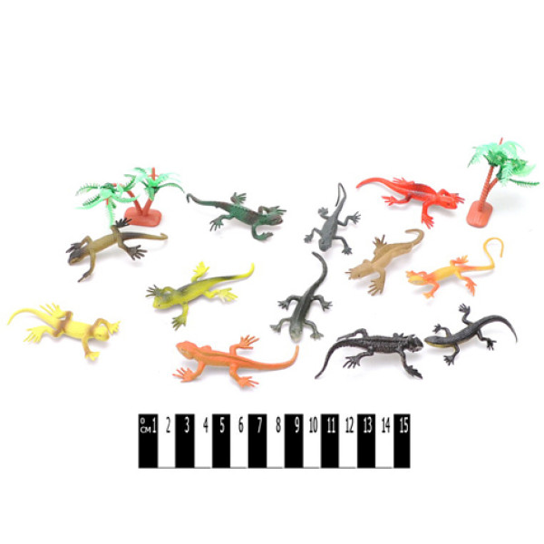 Ящірки гумові 124