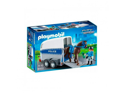 Конструктор Playmobil Поліція з конем і трейлером 6922