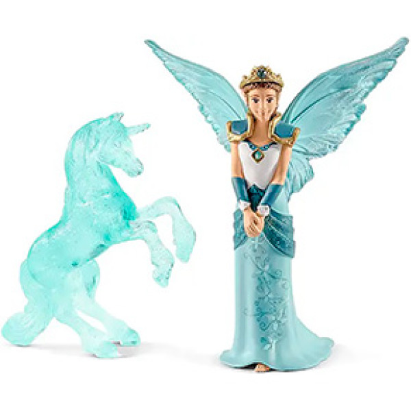 Іграшка-фігурка Schleich bayala Айєла та крижана скульптура єдинорога 70587 Іграшка-фігурка Schleich bayala Айєла та крижана скульптура єдинорога 70587