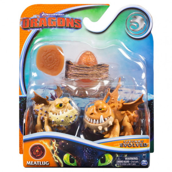 Як приборкати дракона 3: набір з яйця та двох міні фігурок драконів(Сардель SM66634