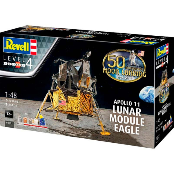 Збірна модель Revell набір Місячний модуль Орел місії RVL-03701 Збірна модель Revell набір Місячний модуль Орел місії RVL-03701
