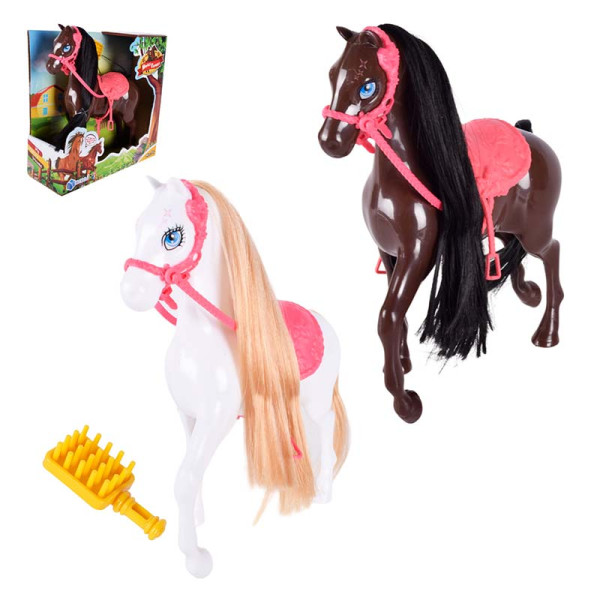 Кінь 2 види з аксесуарами BYL33017-3 Кінь 2 види з аксесуарами BYL33017-3