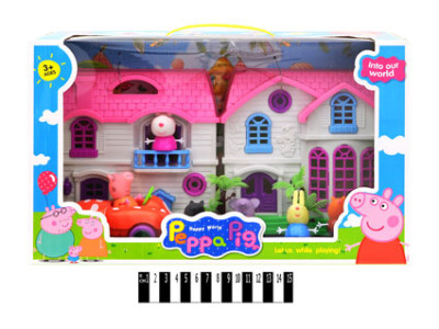Ігровий набір із будиночком "Свинка Пеппа" YM8-333 Ігровий набір із будиночком "Свинка Пеппа" YM8-333