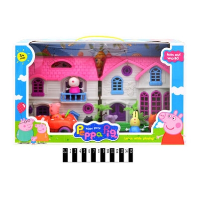Ігровий набір із будиночком "Свинка Пеппа" YM8-333 Ігровий набір із будиночком "Свинка Пеппа" YM8-333