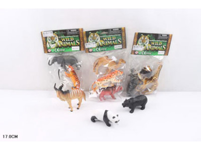 Тварини дикі 17см (3 види) мікс P87