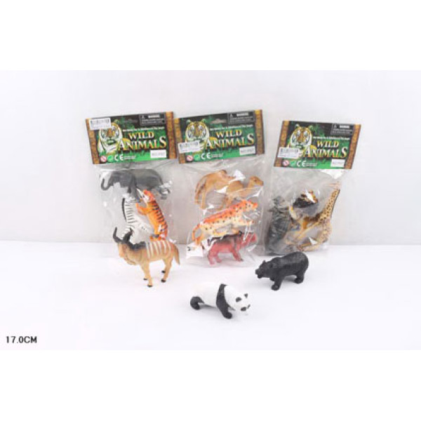 Тварини дикі 17см (3 види) мікс P87