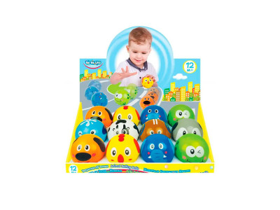 Бебеліно.Тваринка-мячикдисплей 12шт8видів 1+ 58155 Бебеліно.Тваринка-мячикдисплей 12шт8видів 1+ 58155