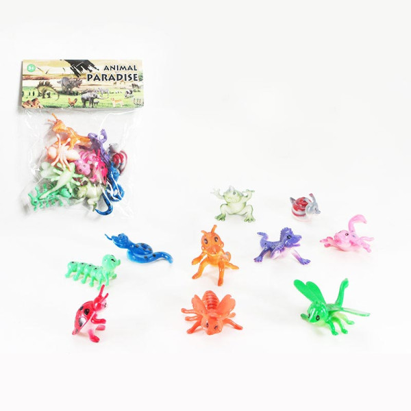 Іграшкові фігурки комах 10 шт комплект 303-62 Іграшкові фігурки комах 10 шт комплект 303-62