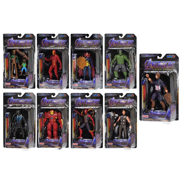 Герой "AVENGERS" на батарейках на блістері 10видів 990052