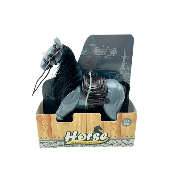 Фігурка Кінь 686-834_Gray