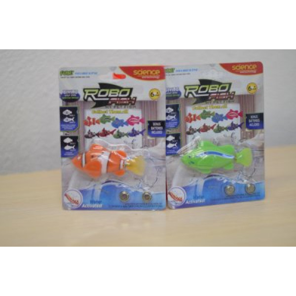 Рибка "ROBO fish" 4 види 8888-1