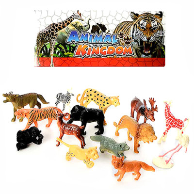 Тварини дикі 12шт від 4см 9618-32