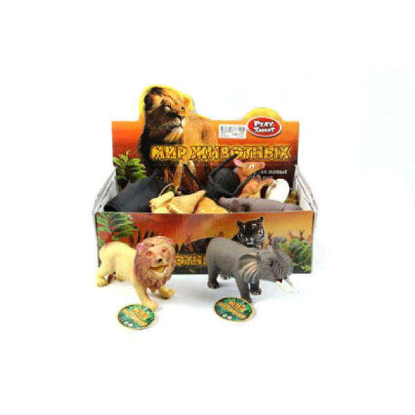 Іграшка резинова-дикі тварини 7215 Іграшка резинова-дикі тварини 7215