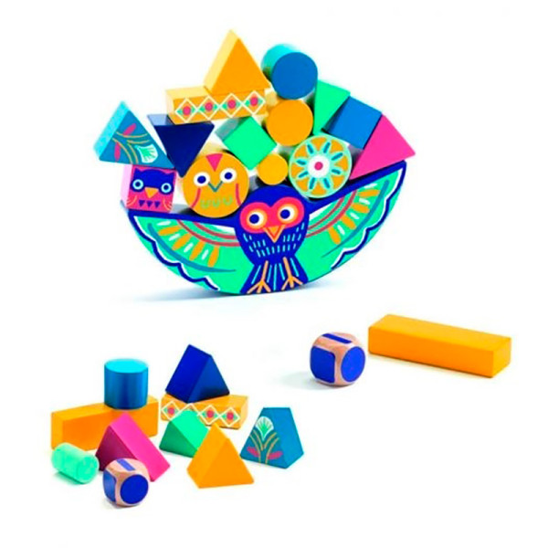 DJECO Набір дерев`яних геометричних фігур "Ze Balanceo"DJ06433 DJ06433