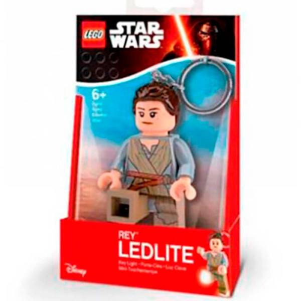 Брелок-ліхтарик Лего "Зоряні війни - Рей" LGL-KE102