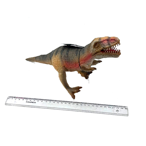 Динозавр Тираннозавр Рекс зі смугами 32 cm (см) 21225 Динозавр Тираннозавр Рекс зі смугами 32 cm (см) 21225