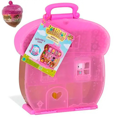 Іграшка Lil Woodzeez Кейс для фігурок рожевий 63601Z