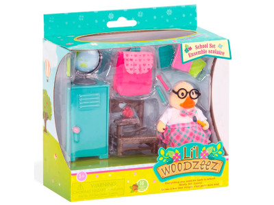 Ігровий набір Lil Woodzeez Шкільні аксесуари WZ6540Z Ігровий набір Lil Woodzeez Шкільні аксесуари WZ6540Z