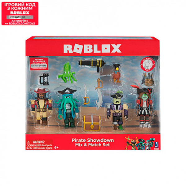 Набір колекційних фігурок роблокс Jazwares Roblox Mix & Match Set Pirate Sh ROB0212 Набір колекційних фігурок роблокс Jazwares Roblox Mix & Match Set Pirate Sh ROB0212