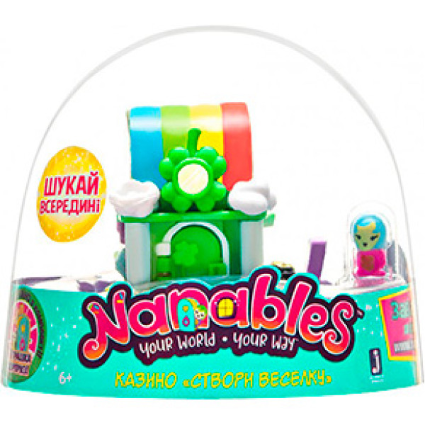 Ігрова фігурка Jazwares Nanables Small House Веселковий шлях Казино "Створ NNB0046 Ігрова фігурка Jazwares Nanables Small House Веселковий шлях Казино "Створ NNB0046