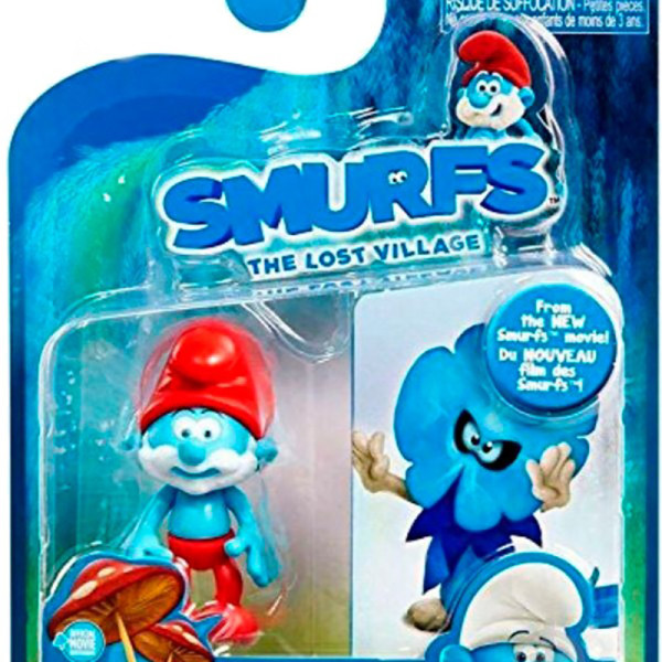 Іграшка фігурка Smurfs Papa Smurf & Smurfwillow у блістері 2 шт 96562(96564)