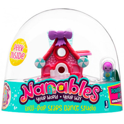Ігрова фігурка Jazwares Nanables Small House Містечко солодощів, Студія тан NNB0016