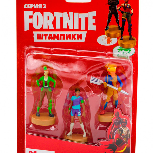 Набір з 3 фігурок колекційних Fortnite (Фортнайт) 75 cm (см) 24 види 3+ FOR5220