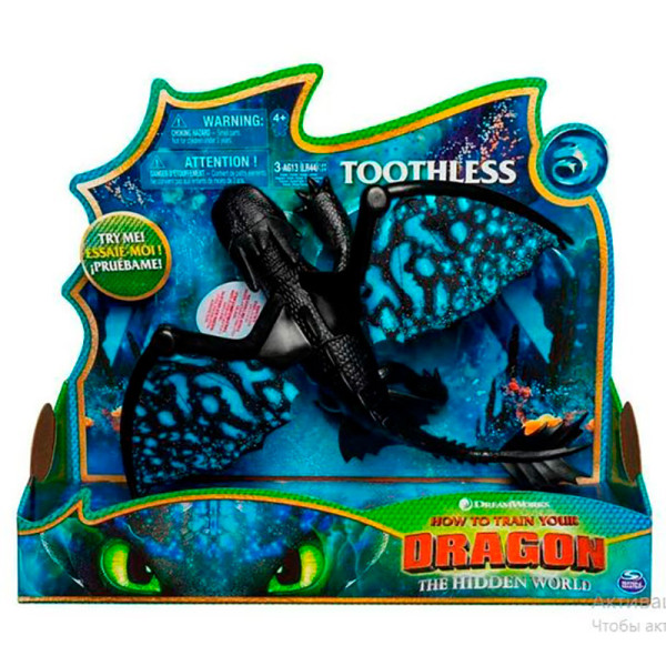 Як приборкати дракона 3: фігурка де-люкс дракона Беззубока із світловими т SM66626/7441 Як приборкати дракона 3: фігурка де-люкс дракона Беззубока із світловими т SM66626/7441