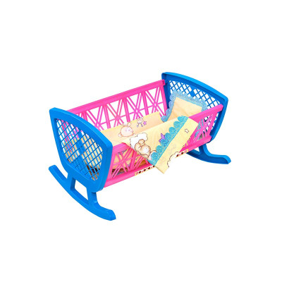 Ліжко з постіллю 006/1_Blue-Pink