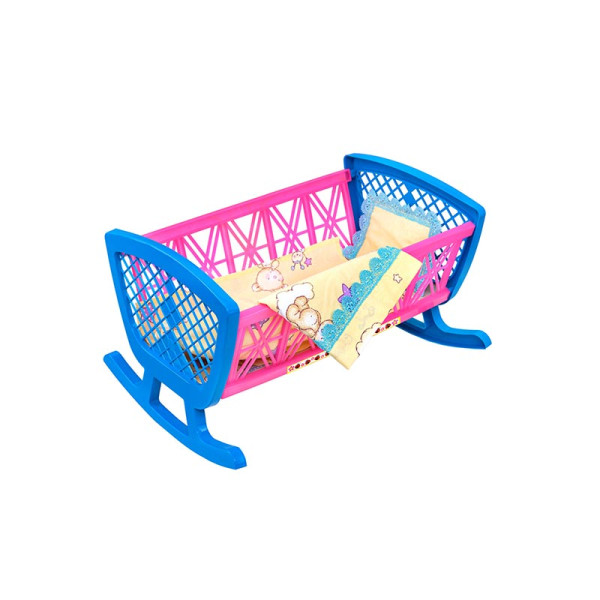 Ліжко з постіллю 006/1_Blue-Pink