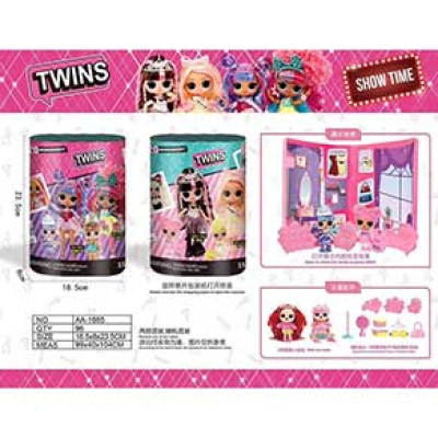 Набір лялька з аксесуарами L.O.L TWINS SET 2 кольори в асортименті AA-1665