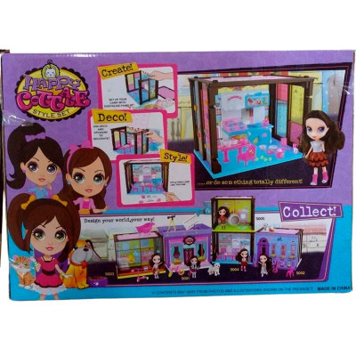 Будиночок збірний з лялькою та кухнею 5004