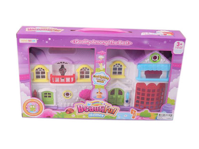 Ляльковий будинок Beautiful Homes з ляльками меблями (музичні та світлові 8111-5 Ляльковий будинок Beautiful Homes з ляльками меблями (музичні та світлові 8111-5