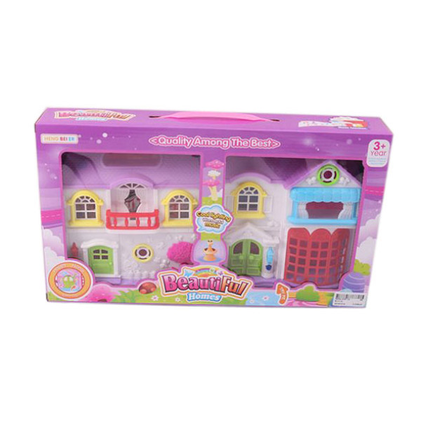 Ляльковий будинок Beautiful Homes з ляльками меблями (музичні та світлові 8111-5 Ляльковий будинок Beautiful Homes з ляльками меблями (музичні та світлові 8111-5