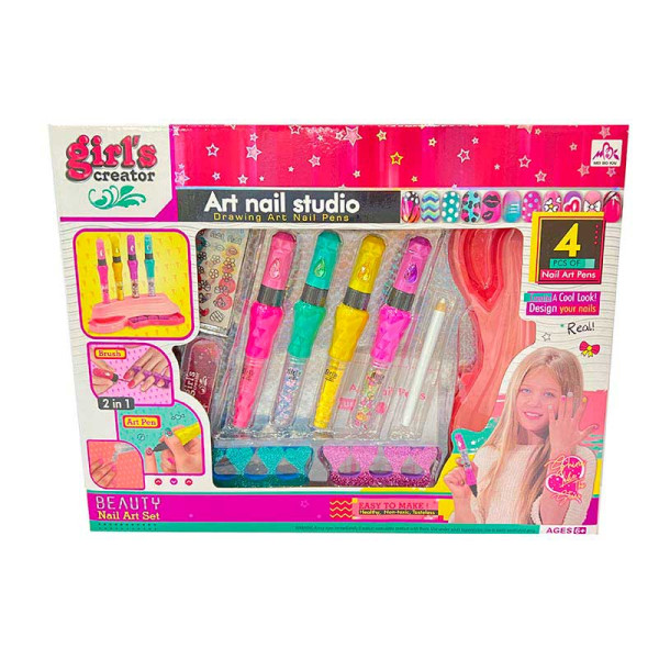 Косметика лаки для нігтів накладні нігті наліпки з аксесуарами MBK-520 Косметика лаки для нігтів накладні нігті наліпки з аксесуарами MBK-520