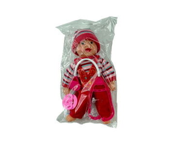 Пупс з аксесуарами 25см X1019/1019-1_Red-Multicolor Пупс з аксесуарами 25см X1019/1019-1_Red-Multicolor