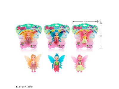 Лялька Маленька Фея 2 види 3 кольори блістер 3016/3018